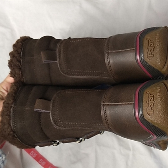 NWT Women's Pajar brown waterproof winter snow boots size 6 - 6.5 - Picture 3 of 10